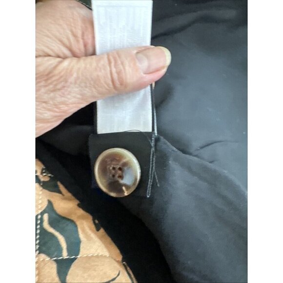 BAGATELLE Women's S Button Belted Quilted Jacket Camel Black Floral NWT - Picture 10 of 13